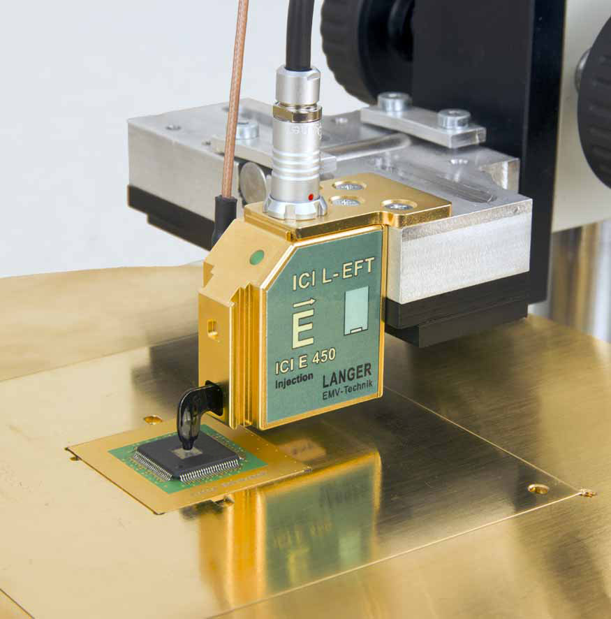 Application of ICI E450 L-EFT pulse E-field source